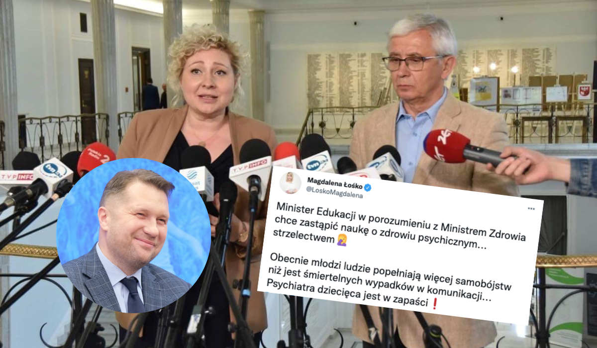 Posłowie KO alarmują, że minister edukacji chce zastąpić naukę o zdrowiu psychicznym strzelectwem