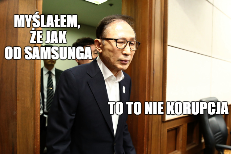 W Korei Południowej się nie bali i wsadzili byłego prezydenta do więzienia na 15 lat