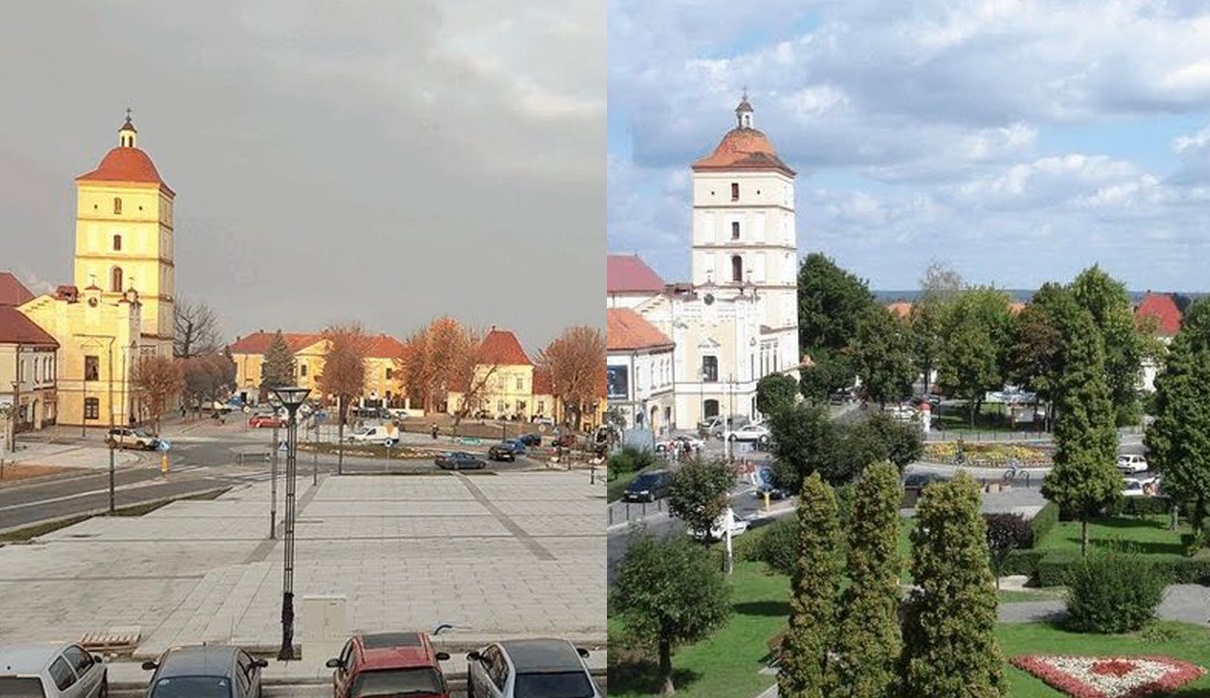 Burmistrz Leżajska banuje za pytania, czemu piękny rynek przerobił na betonozę