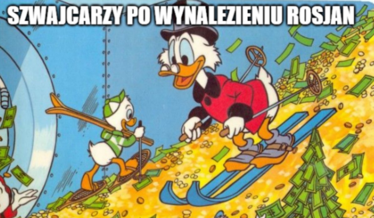 Szwajcarskie banki podliczają fortuny, jakie trzymają u nich Rosjanie i naliczyli 213 miliardów dolarów