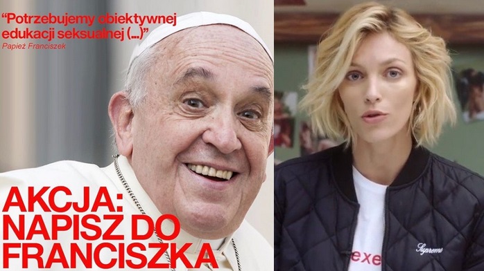 Anja Rubik apeluje o pisanie listów do papieża: niech uświadomi sek*ualnie polityków