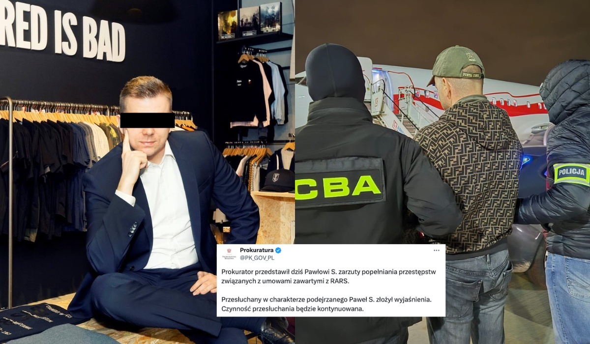 Twórca Red is Bad Paweł S. usłyszał zarzuty, grozi mu 10 lat więzienia
