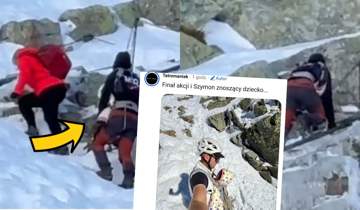 Tatry: przewodnik uratował niemowlę, które para turystów wniosła na szczyt Rysów