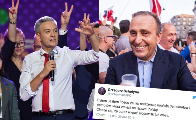 Grzegorz Schetyna cieszy się, że Robert Biedroń chce rozmawiać o koalicji 