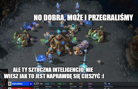 Sztuczna inteligencja wygrała z człowiekiem w Starcrafta