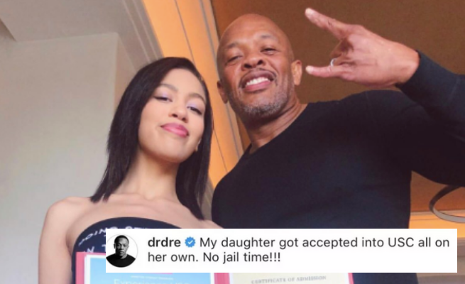 Dr. Dre chwali się, że jego córka "sama dostała się na studia". Zapomniał, że dał szkole 70 mln dolarów