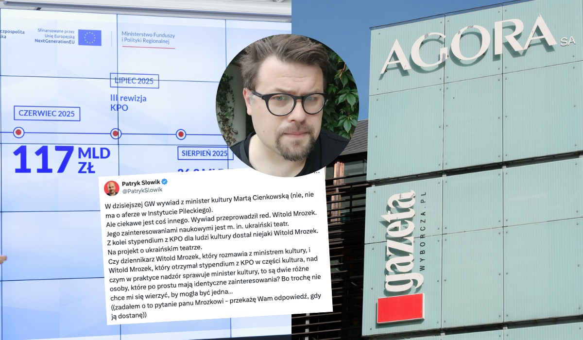 Dziennikarz "Wyborczej", który pisał o KPO, sam dostał środki z KPO, ale nie widzi konfliktu interesów