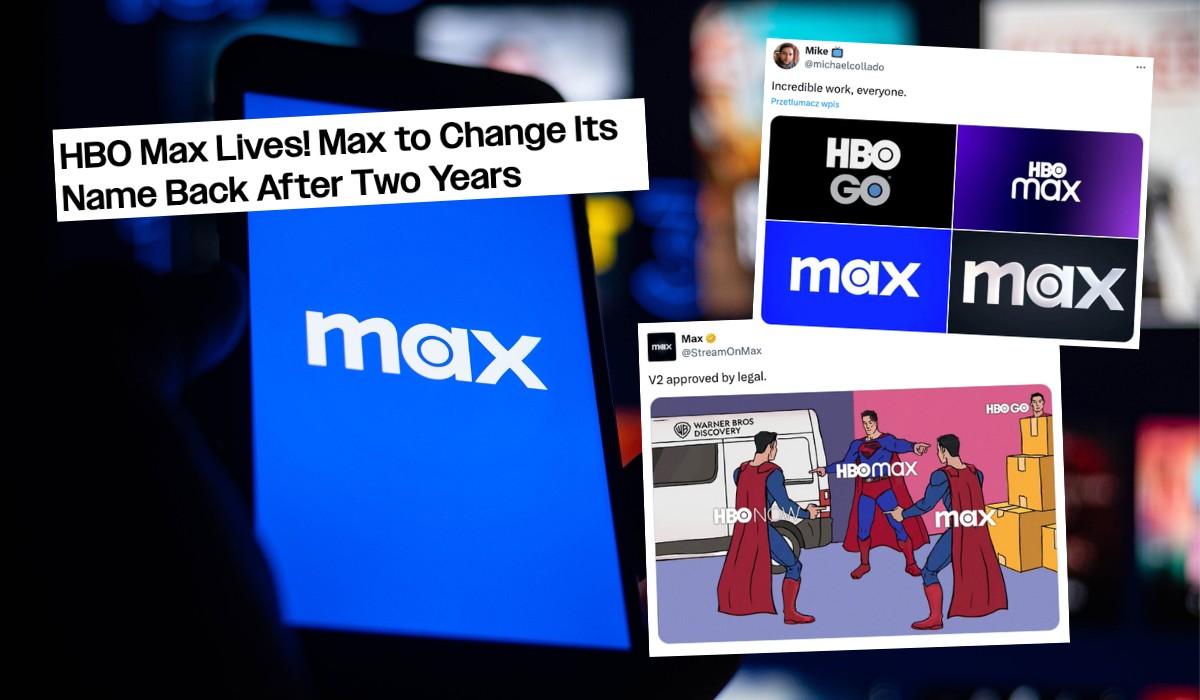 Max się namyślił i pod dwóch latach wraca do nazwy HBO Max