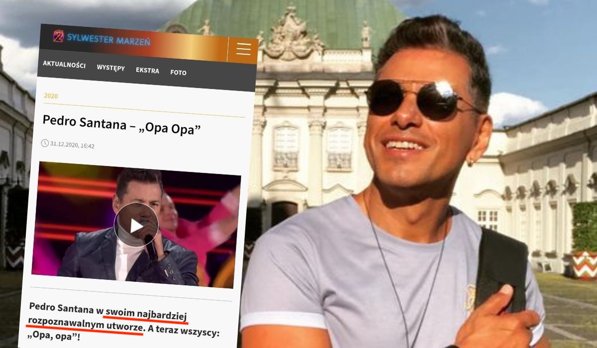 TVP promuje fejkowego latynoskiego gwiazdora Pedro Santanę, "twórcę" hitu "Opa, opa"