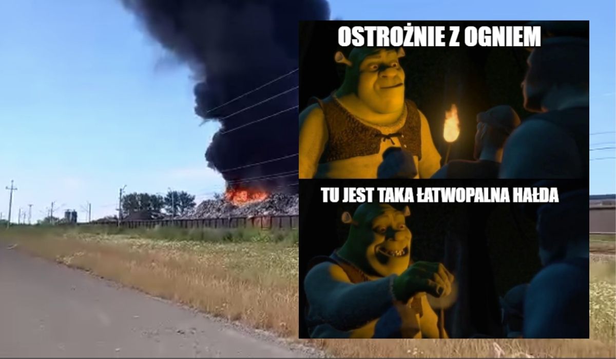 Po raz piąty w tym roku "zapaliła się" ta sama hałda śmieci
