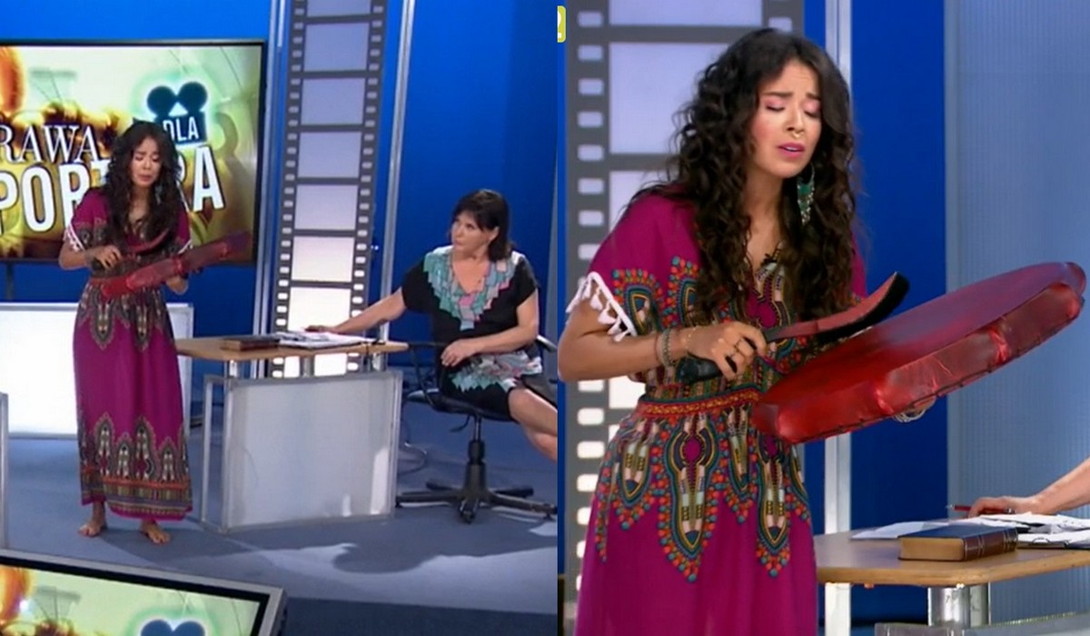 Celebrytka Tamara Gonzalez Perea wystąpiła w "Sprawie dla reportera" jako terapeutka uzdrawiania dźwiękiem