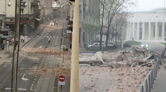 Chorwacja: bardzo silne trzęsienie ziemi w Zagrzebiu