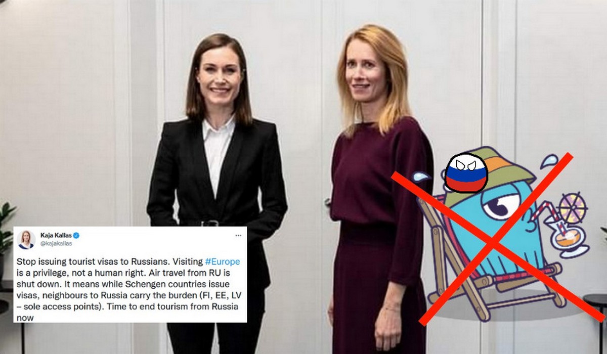 Finlandia i Estonia połączyły siły i uważają, że czas zakończyć rosyjską turystykę po Europie