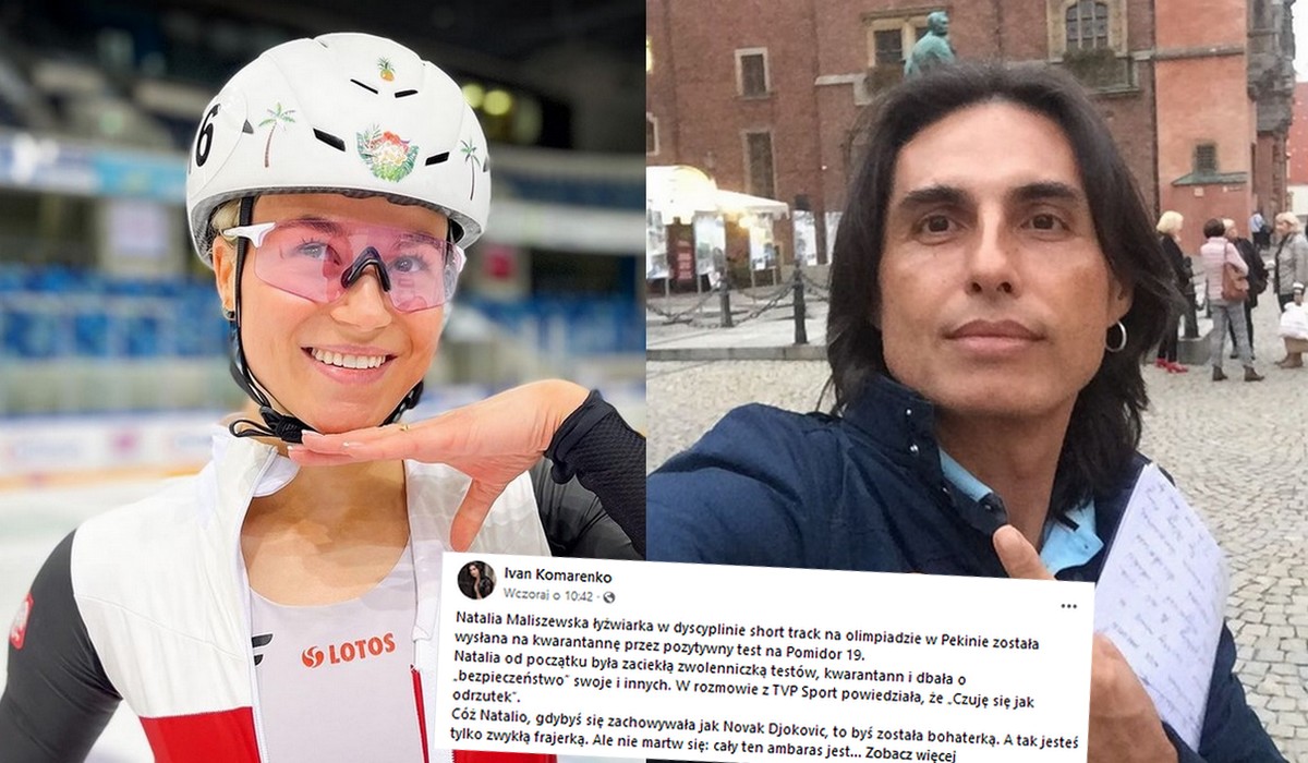 Ivan Komarenko do reprezentantki Polski na IO: mogłaś być bohaterką, a jesteś zwykłą frajerką