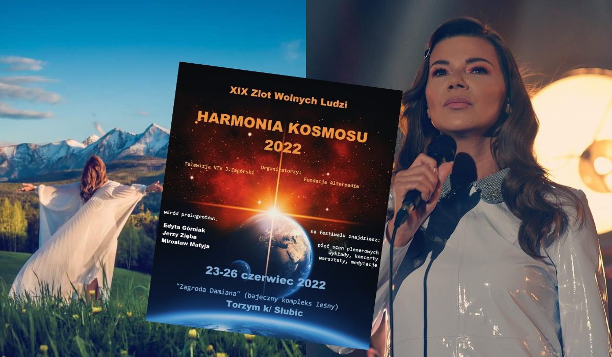 Edyta Górniak podczas Zlotu Wolnych Ludzi ostrzegła, że żyją wśród nas Reptilianie i bioroboty