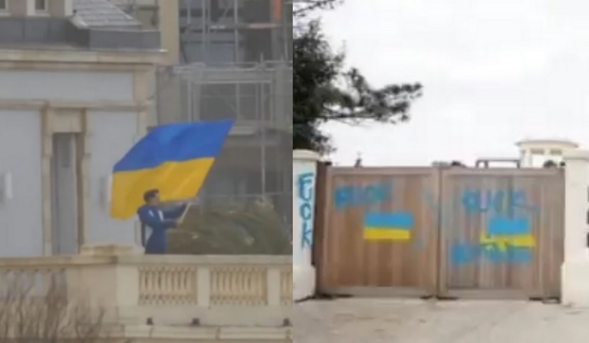 Francja: aktywista włamał się do willi córki Putina i zaprosił uchodźców z Ukrainy