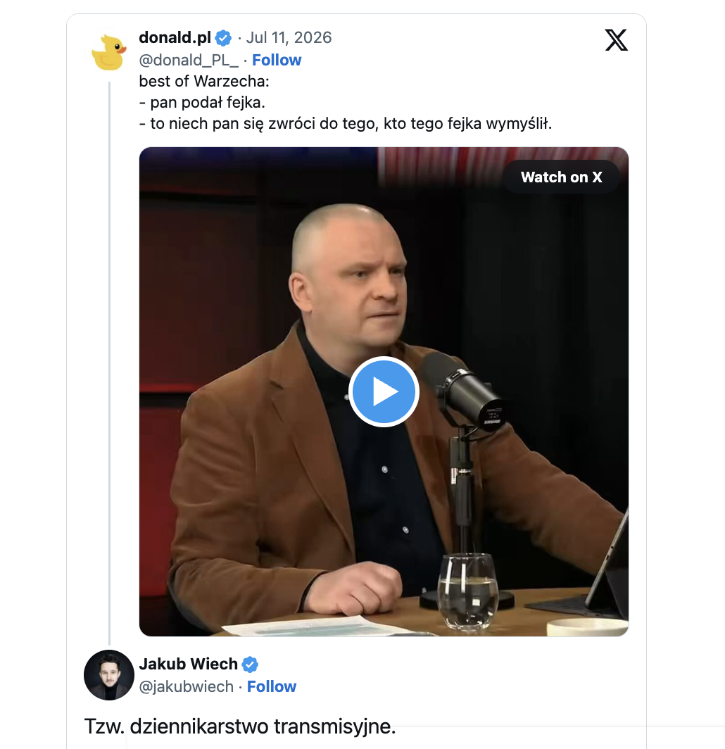 dziennikarstwo transmisyjne