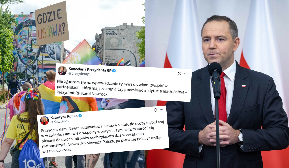 Prezydent zawetował ustawę o statusie osoby najbliższej, tłumacząc, że chroni instytucję małżeństwa