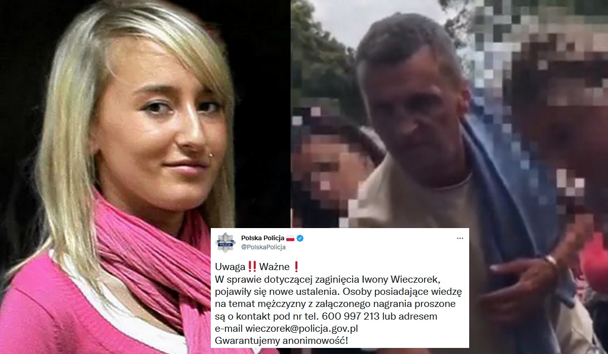 Nowość w słynnej sprawie Iwony Wieczorek: policja pokazuje faceta, który szedł za nią w noc zaginięcia