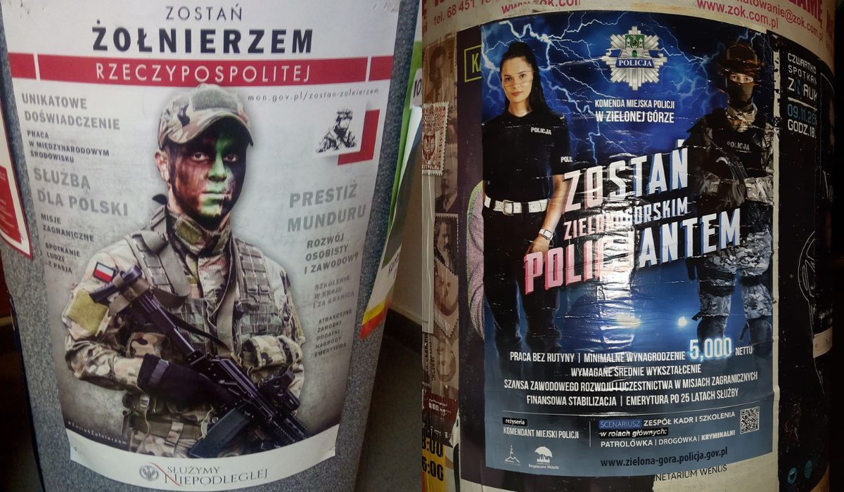 Policjanci wyśmiewają reklamy towarzyszące rekrutacji do ich formacji