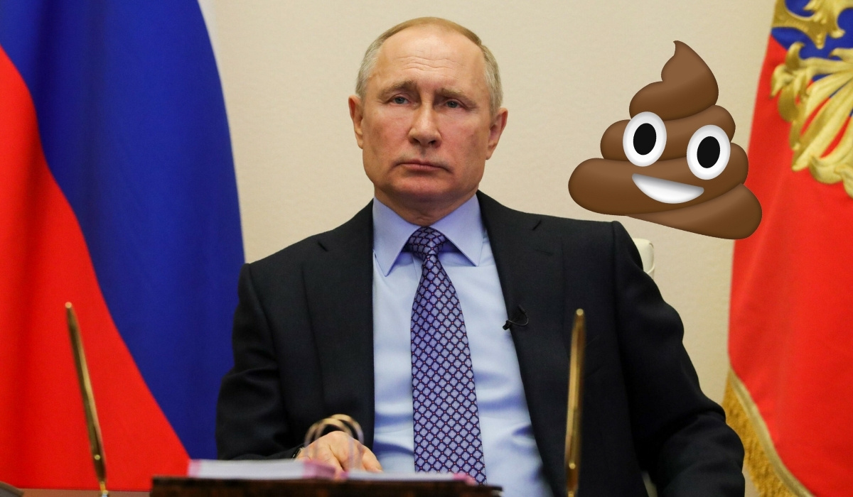 Reporterzy twierdzą, że ochroniarze Putina zbierają jego kupę na zagranicznych wyjazdach, żeby nikt jej nie zbadał