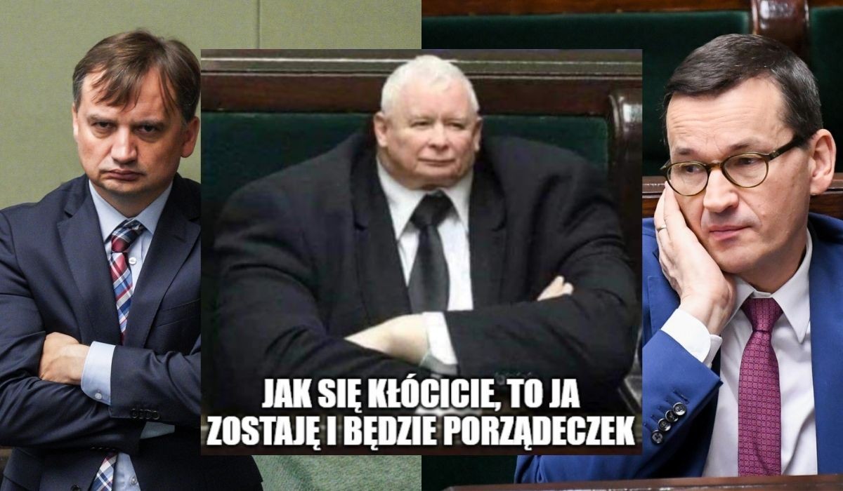 Prezes Kaczyński jednak zostaje w rządzie, powodem mają być kłótnie jego podopiecznych