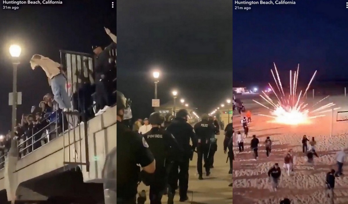 Impreza urodzinowa TikTokera skończyła się szturmem plaży przez tysiące nastolatków. Aresztowano 150 osób