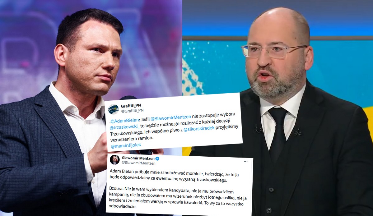 Bielan przeprosił Mentzena za szantaże emocjonalne i został zaproszony na piwko