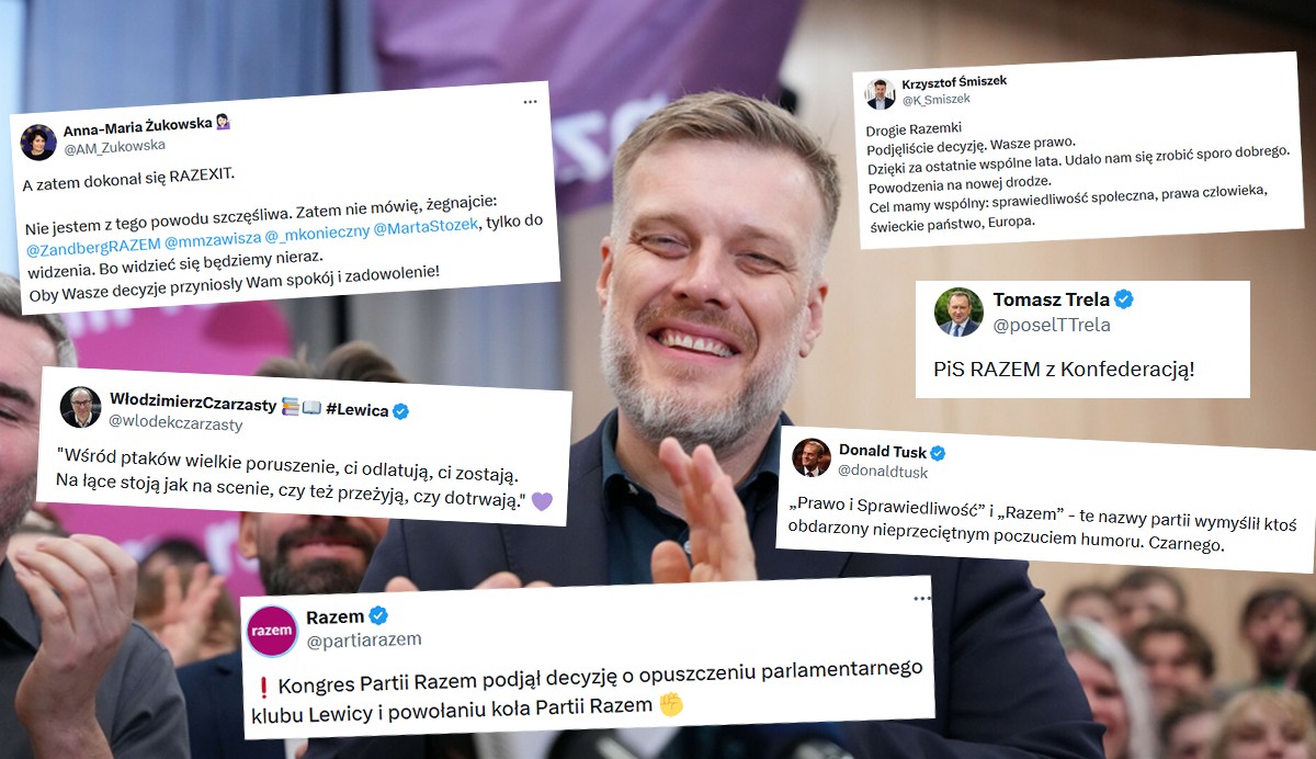 Partia Razem zdecydowała o opuszczeniu klubu Lewicy i utworzeniu swojego koła