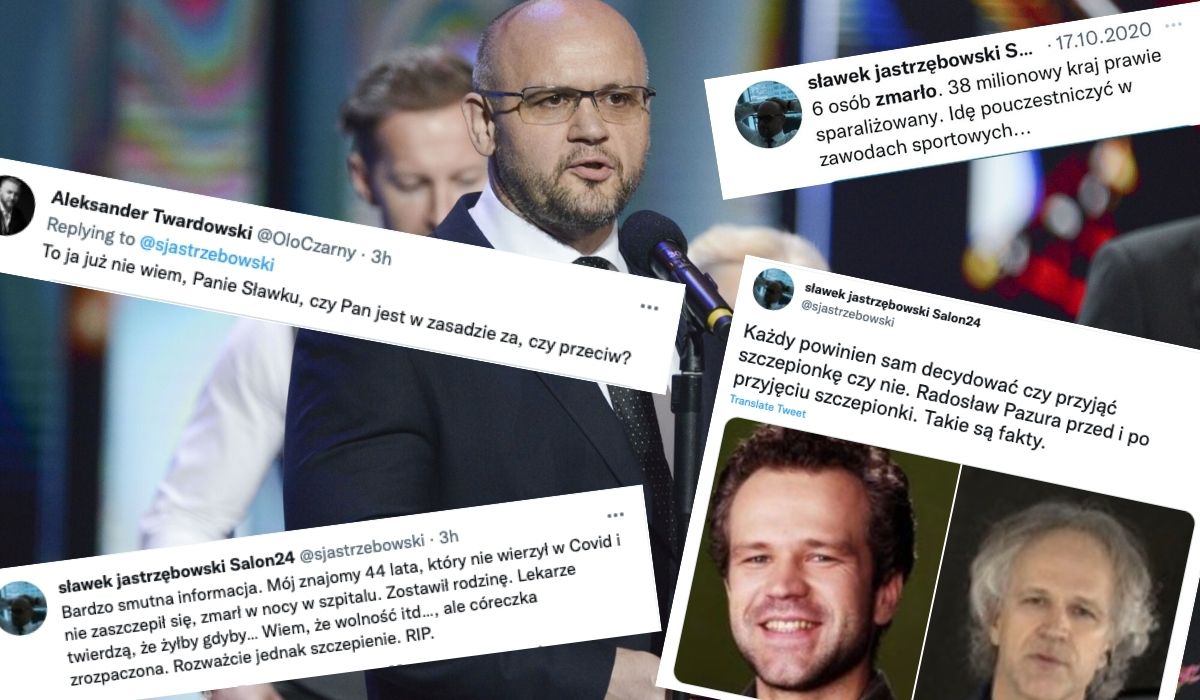 Były naczelny "SE" apeluje o "rozważenie szczepienia" po śmierci kolegi. Wcześniej śmiał się ze szczepionek i małej ilości zmarłych