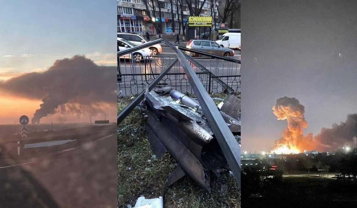 Rosja rozpoczęła "specjalną operację militarną" w Ukrainie, wybuchy w Charkowie i Kijowie