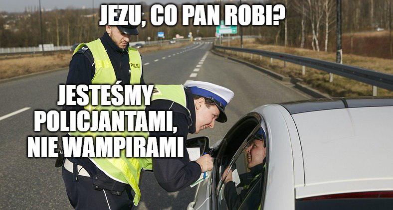 Kraśnik: kierowca zaczął jeść czosnek, żeby utrudnić badanie alkomatem