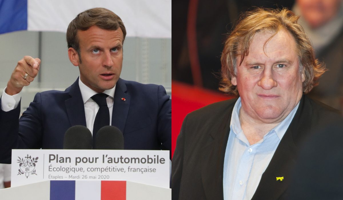 Macron broni Depardieu oskarżonego o gw*łt, bo to świetny aktor