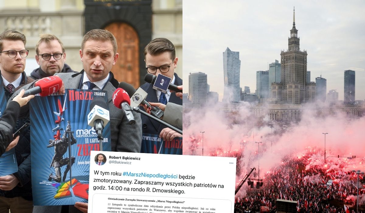 Szef Marszu Niepodległości: zmieniamy formułę, w tym roku marsz będzie zmotoryzowany