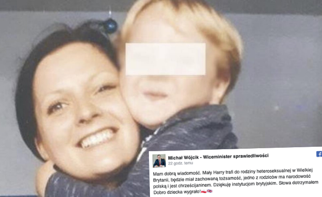 UK: po interwencji polskiego wiceministra syn Polki nie zostanie adoptowany przez parę gejów