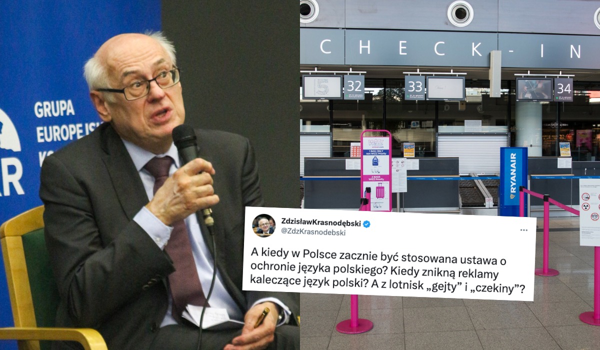 Europoseł PIS oburzył się na "gejty" i "czekiny" na lotniskach i żąda repolonizacji nazw