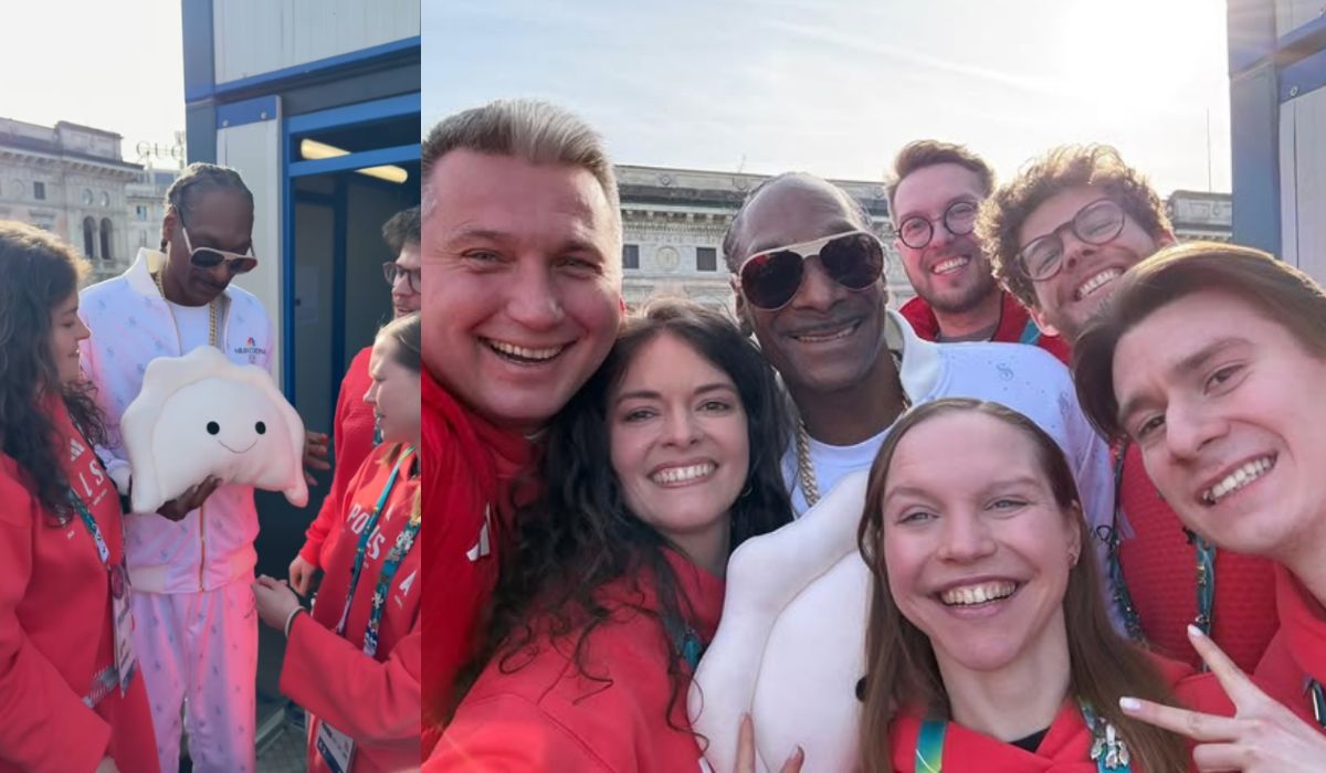 Snopp Dogg uhonorował pieroga i spotkał się z polskimi sportowcami