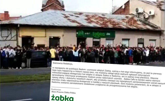 Radom: szturm na Żabkę zakończony sukcesem, będzie dodatkowe stoisko z hot-dogami