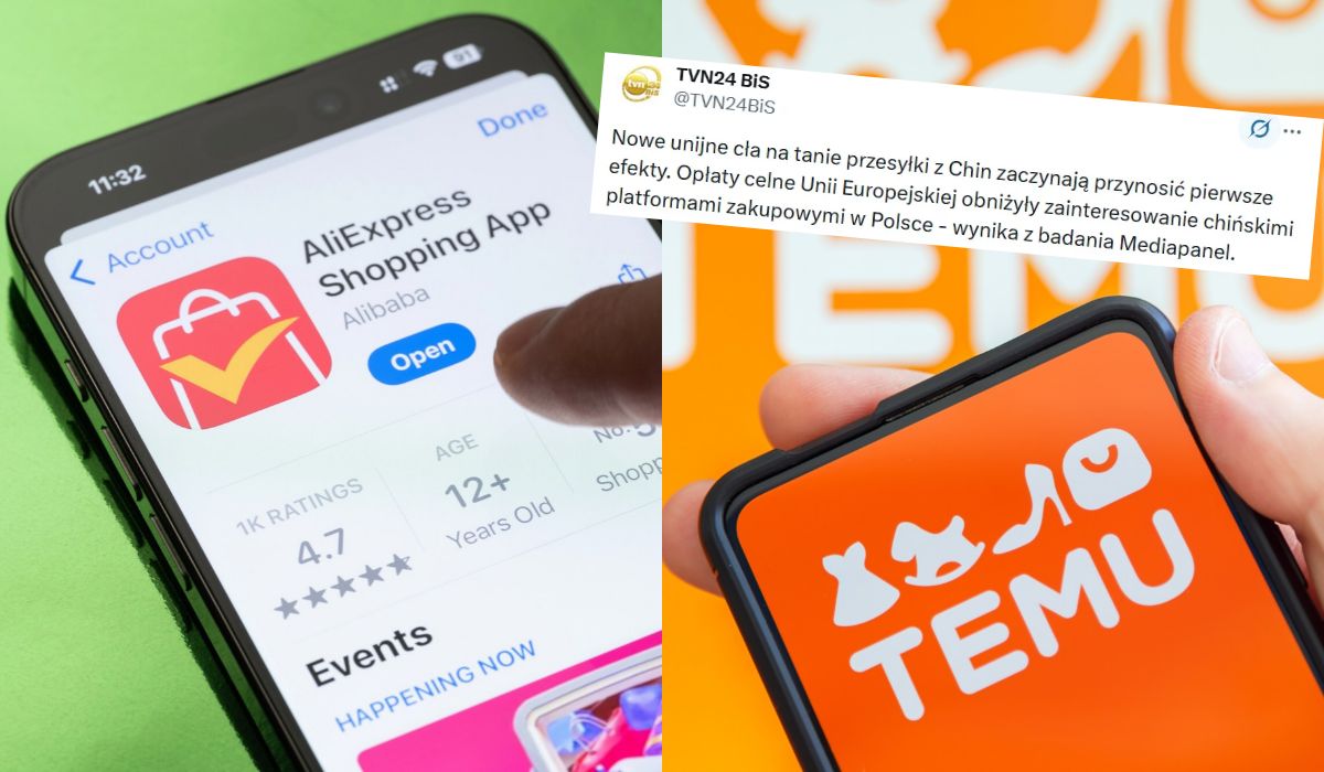 Unijne cło znacznie ograniczyło napływ chińskich paczek, Temu i Aliexpress tracą klientów także w Polsce