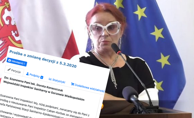 Powstała petycja, żeby nie odwoływać z roboty sympatycznej pani z Sanepidu
