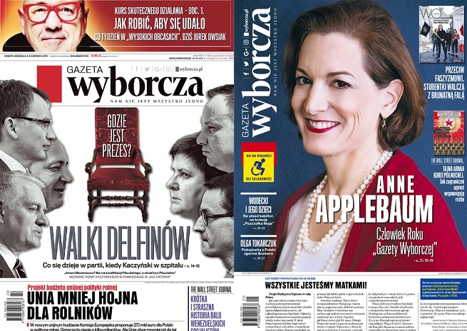 Gazeta Wyborcza zmienia swoje hasło. Już nie "Nam nie jest wszystko jedno" a "Nie ma wolności bez Solidarności"