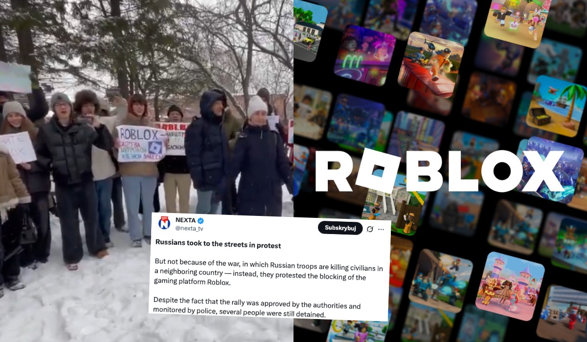 Rosja: rządowa blokada Robloxa doprowadziła do protestów 