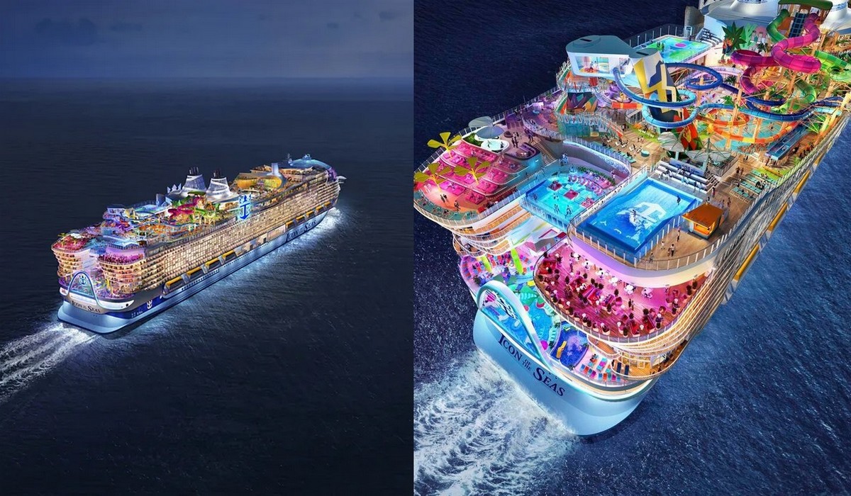 Nowy, największy gigastatek na świecie został zwodowany w Finlandii, jest jak pływające luksusowe miasto