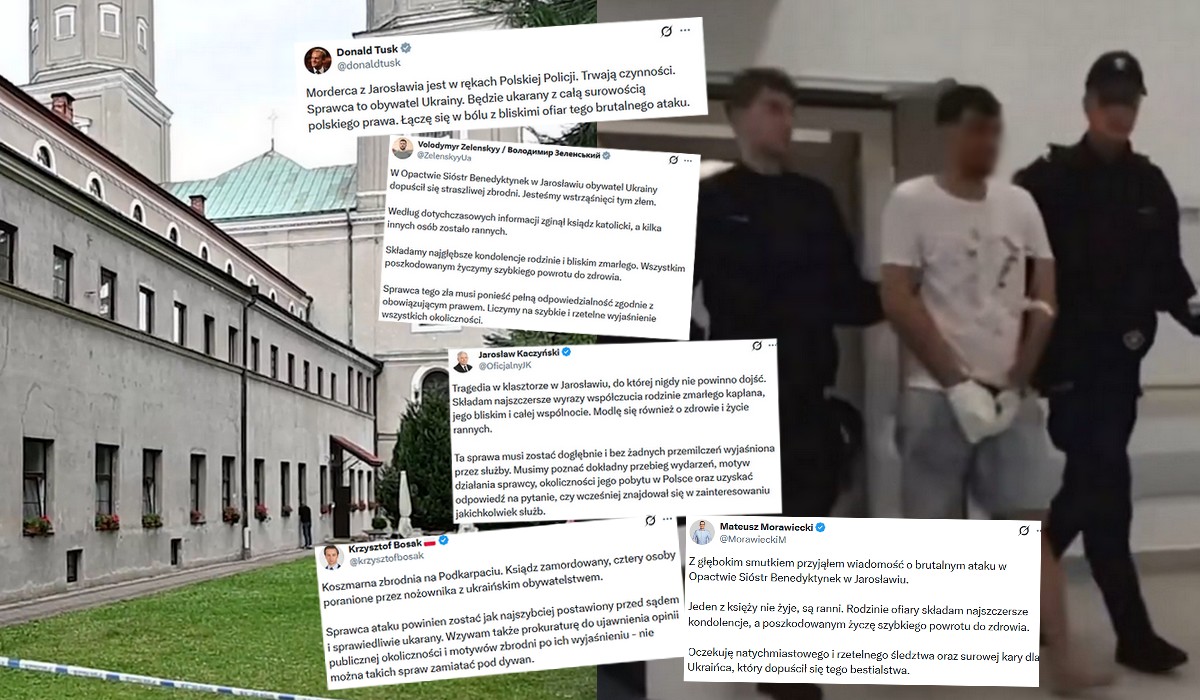 31-letni Ukrainiec, który za*ił księdza w Jarosławiu, przyjechał do Polski z Niemiec 