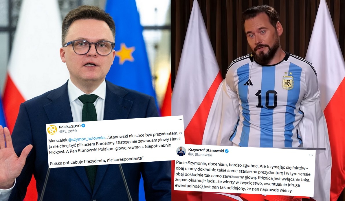 Hołownia ocenia start Stanowskiego jako niepotrzebne zawracanie głowy wyborcom