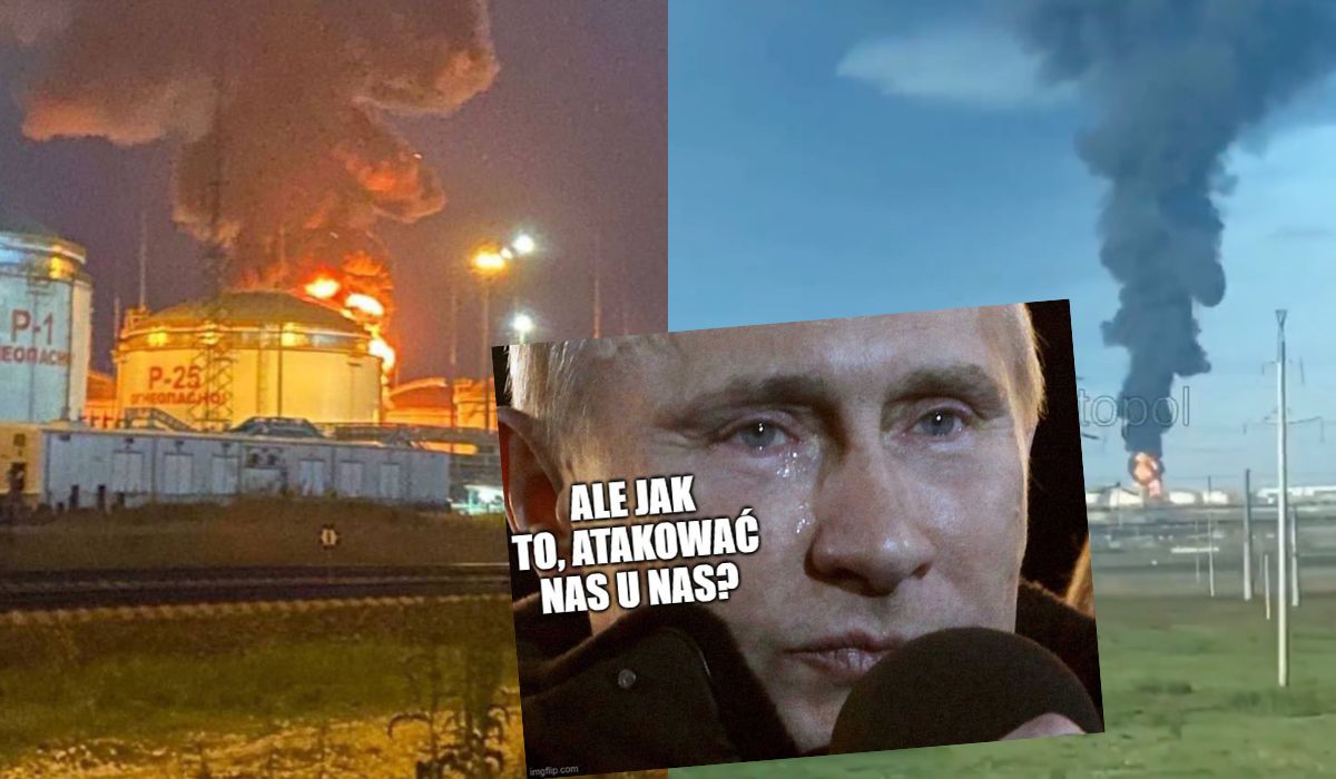 Kolejny atak na rosyjski magazyn paliw, do wybuchu zbiorników miał doprowadzić ukraiński dron