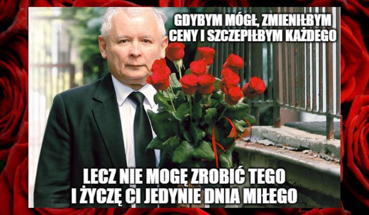 Prezes Kaczyński narzeka na wysokie ceny i przyznaje, że jest zwolennikiem obowiązkowych szczepień