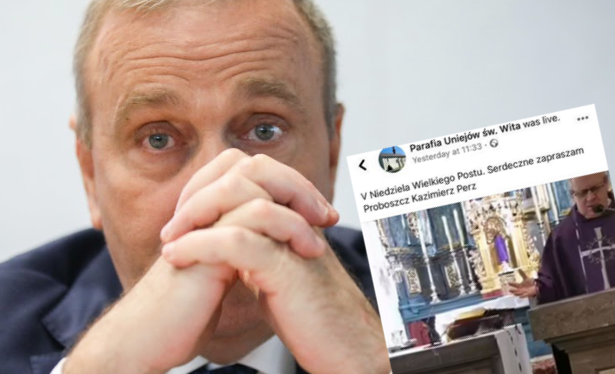 Uniejów: ksiądz na mszy nie kryje się i wzywa do modlitw za PiS i o nawrócenie PO