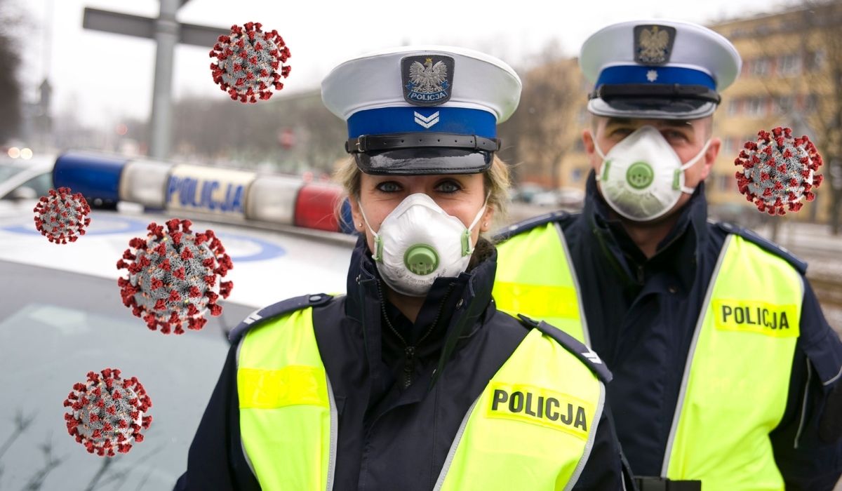Szef policji straszy, że wobec łamiących obostrzenia będą "zdecydowane represje" i w ogóle trochę popłynął