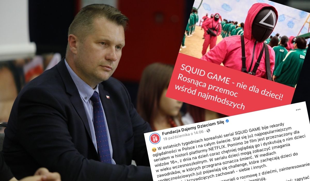 Czarnek zainteresował się Squid Game: "nasz resort przyjrzy się tej produkcji"